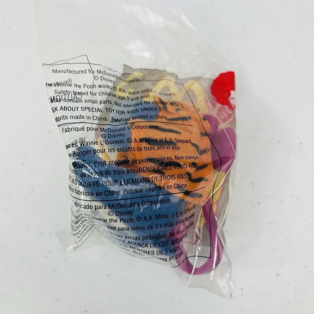McDonalds Disney The Tigger Movie Happy Meal Toy Eeyore 3 Plush Toy Clip 2000